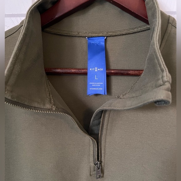 Mens Kit and Ace Friday 1/4 Zip Pullover Sweater Large - Picture 2 of 8